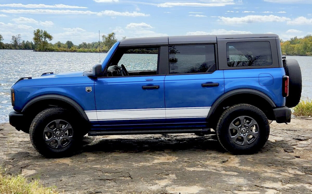 2021-up Ford Bronco SuperWide Rocker Stripe Side Graphics Kit