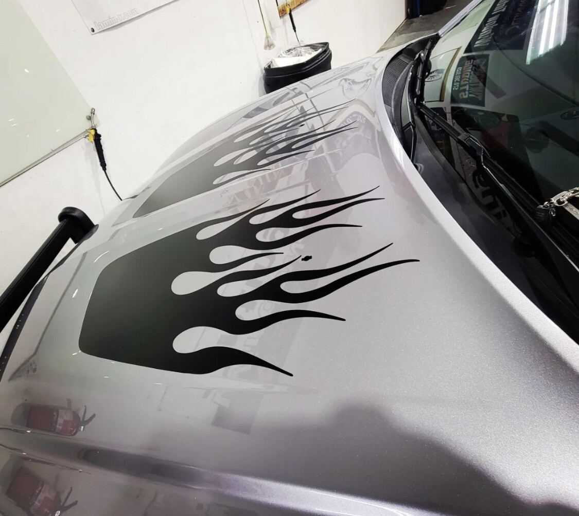 2011 -2014 Dodge Charger Hood Blackout Graphics