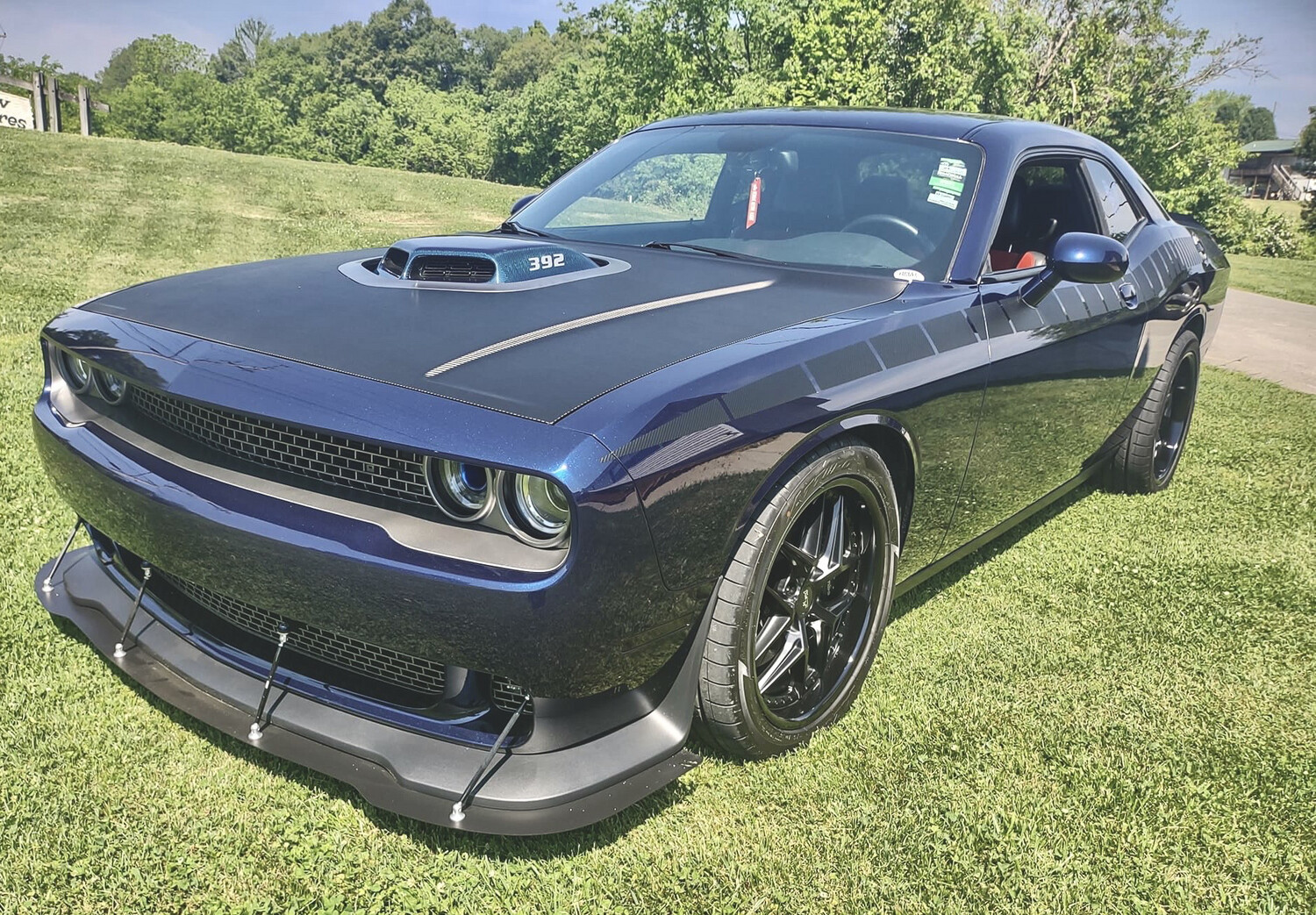 2008 - Up Dodge Challenger AAR Style Full Upper Strobe Stripes