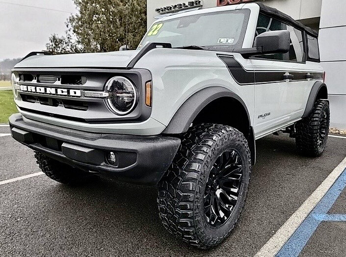 2021-up Ford Bronco Retro Special Decor Style Side Graphics Kit (Wide Below Body Line)