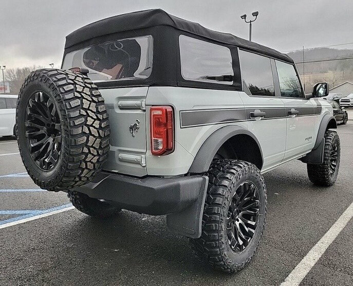 2021-up Ford Bronco Retro Special Decor Style Side Graphics Kit (Wide Below Body Line)
