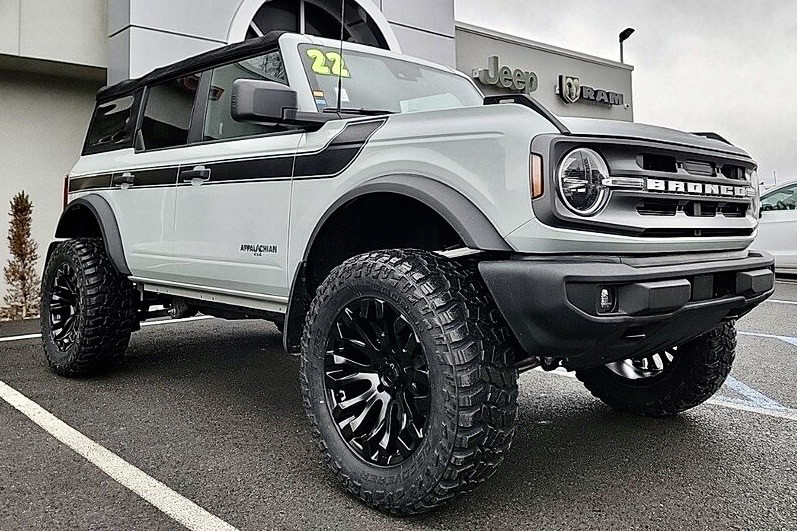 2021-up Ford Bronco Retro Special Decor Style Side Graphics Kit (Wide Below Body Line)