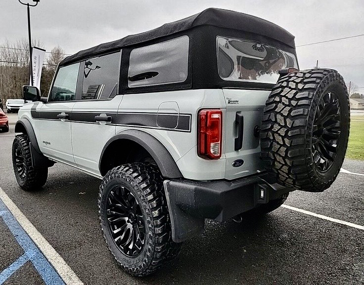 2021-up Ford Bronco Retro Special Decor Style Side Graphics Kit (Wide Below Body - Picture 17 of 99