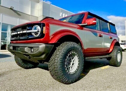 2021-up Ford Bronco Two Tone Center Body Graphics