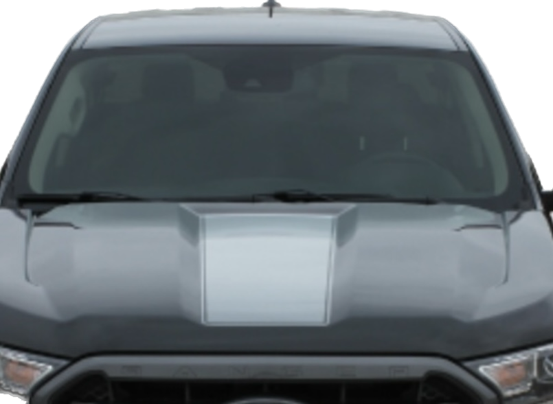 2019-UP Ford Ranger Center Hood Blackout Decal