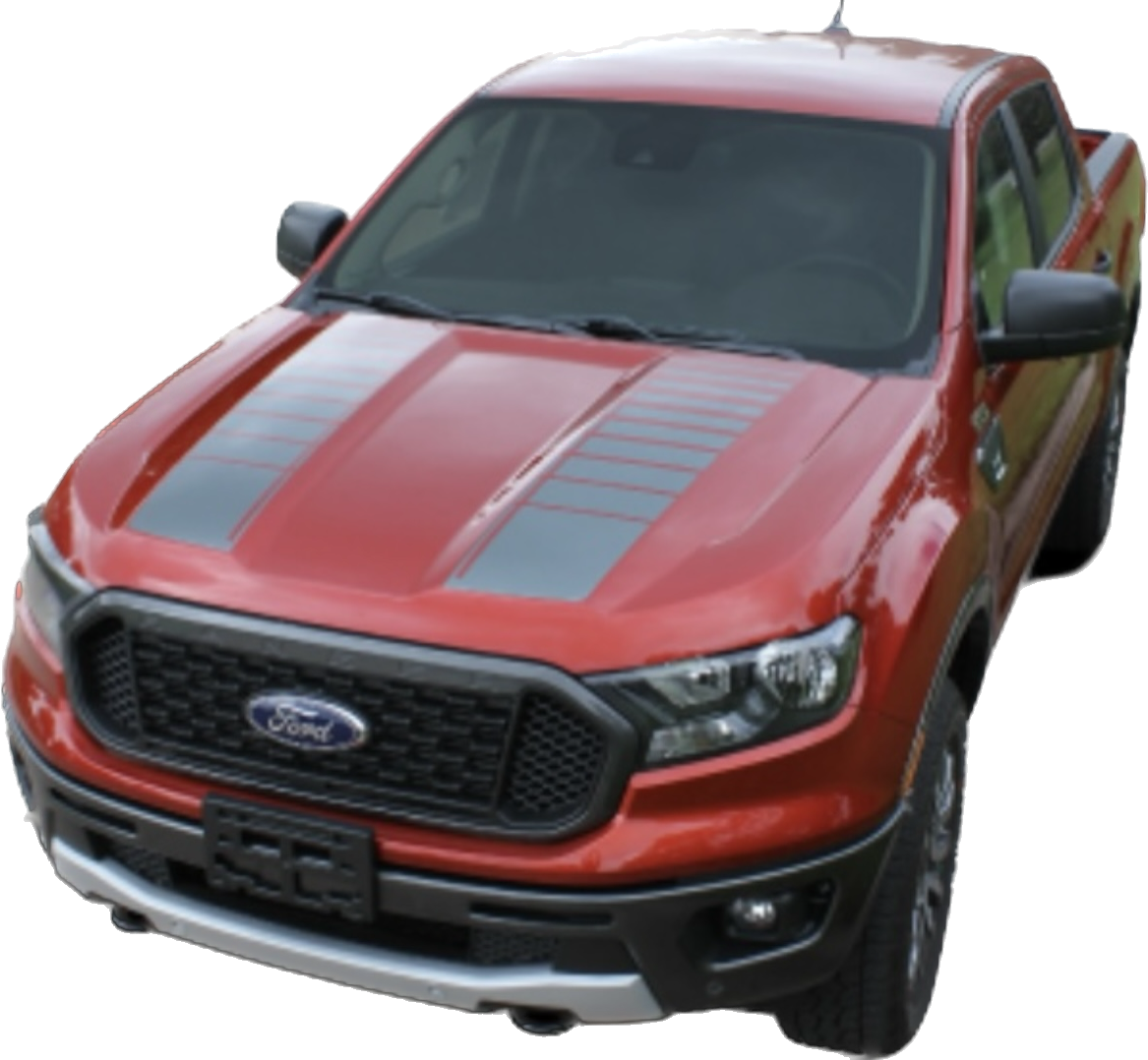 2019-UP Ford Ranger Outer Hood Graphics