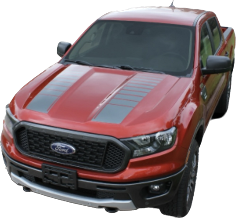 2019-UP Ford Ranger Outer Hood Graphics