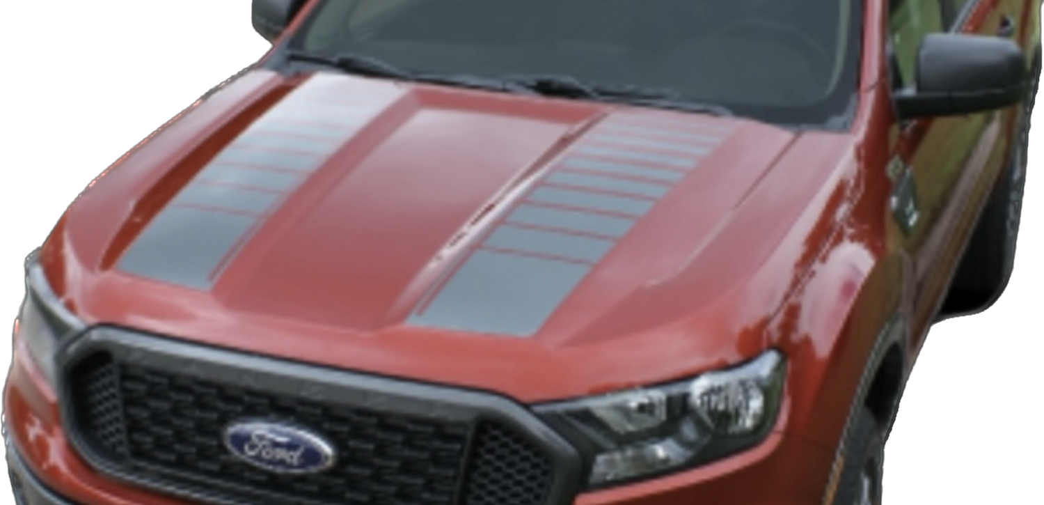 2019-UP Ford Ranger Outer Hood Graphics