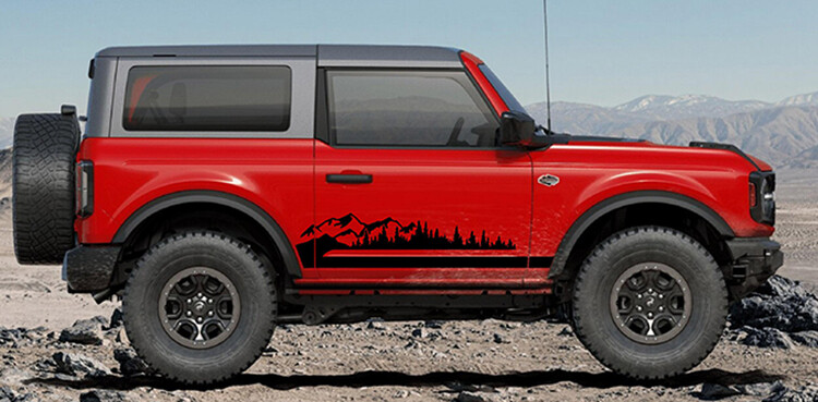 Wildtrak Inspired Mountains Side Graphics Kit