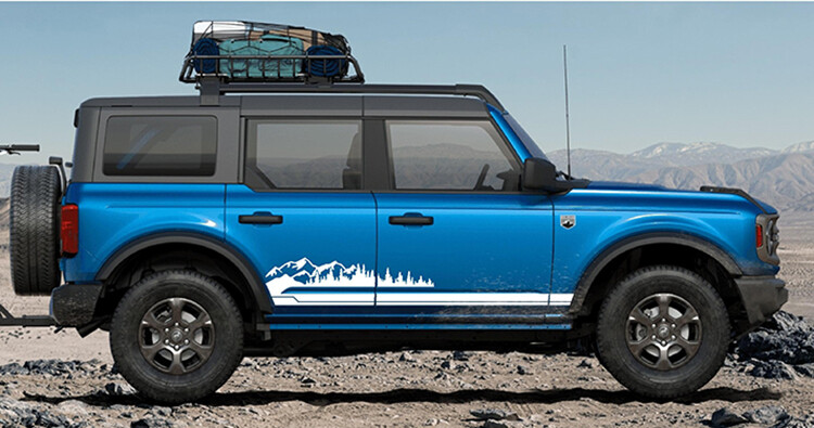 Wildtrak Inspired Mountains Side Graphics Kit