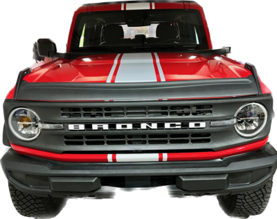 2021-up Ford Bronco Wide Rally Stripe Vinyl Graphics Kit