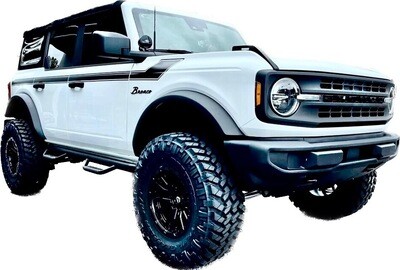 2021-up Ford Bronco Retro Special Decor Style Side Graphics Kit (Centered on Body Line)