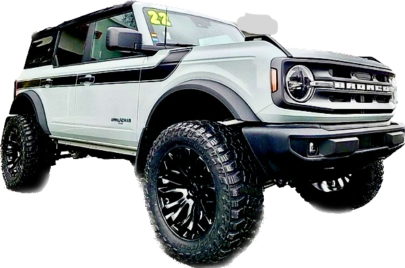 2021-up Ford Bronco Retro Special Decor Style Side Graphics Kit (Wide Below Body Line)