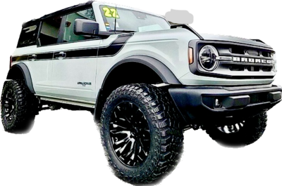2021-up Ford Bronco Retro Special Decor Style Side Graphics Kit (Wide Below Body Line)