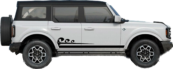 Outer Banks "Wave" Style Side Graphics Kit