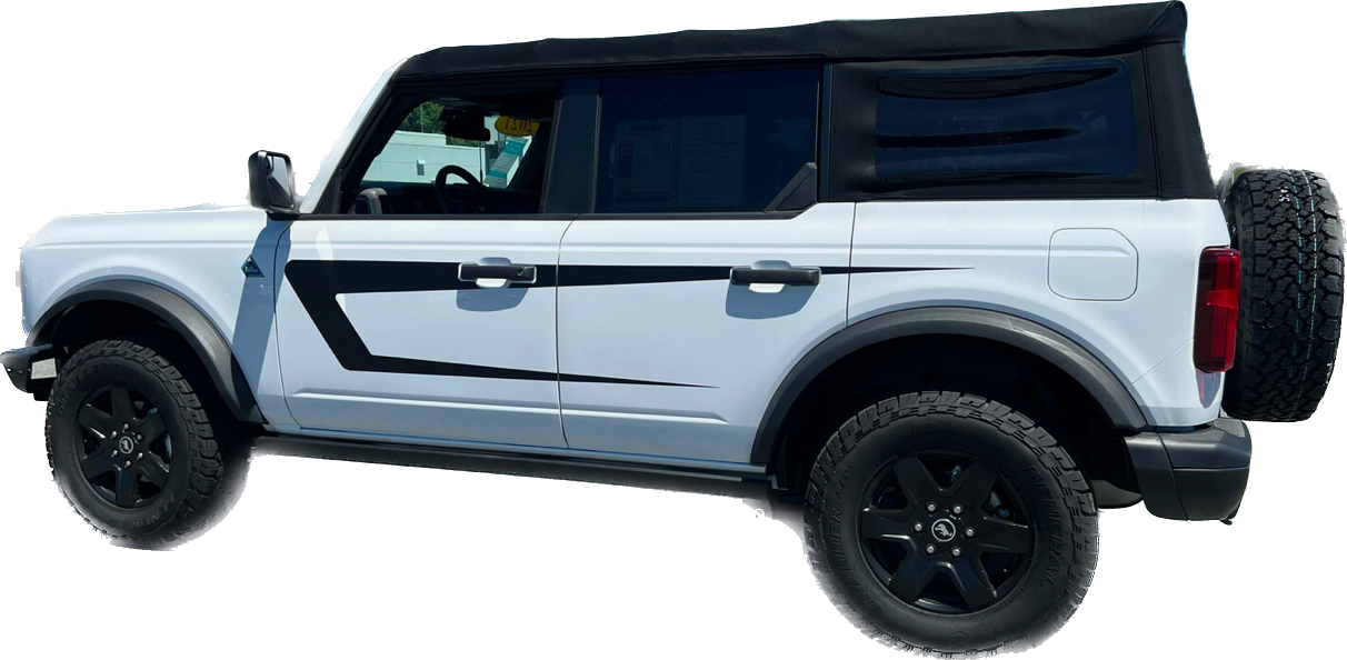 2021-up Ford Bronco Small "H" Style Velocity C Stripes