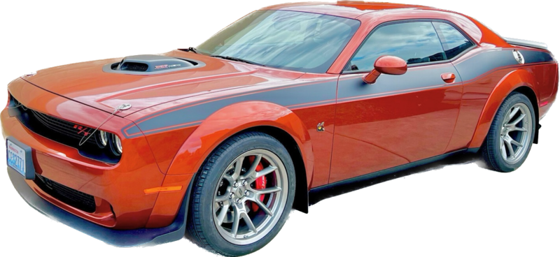 2008 - Up Dodge Challenger Full Body Length Upper Side Stripes