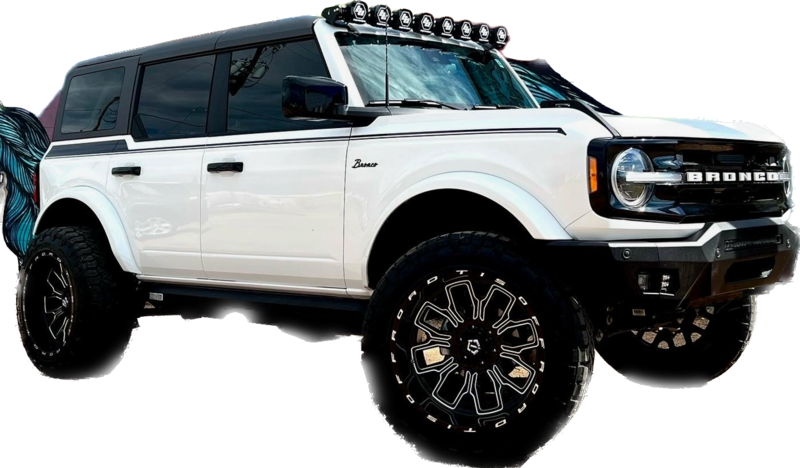 2021-up Ford Bronco Full Length Upper Side Stripe Kit