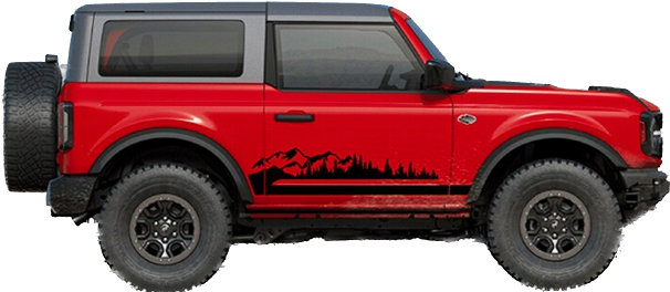 Wildtrak Inspired Mountains Side Graphics Kit