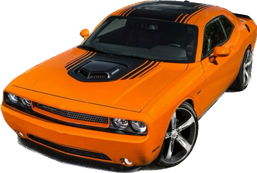 2014 - Up Dodge Challenger Shaker Full Stripe Kit