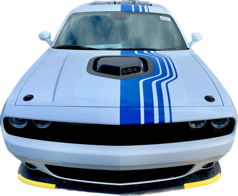 2014 - Up Dodge Challenger Mopar 19 Shakedown Style Rally Stripe Kit​