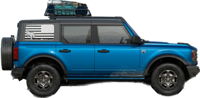 2021-up Ford Bronco Rear Side Window Graphics