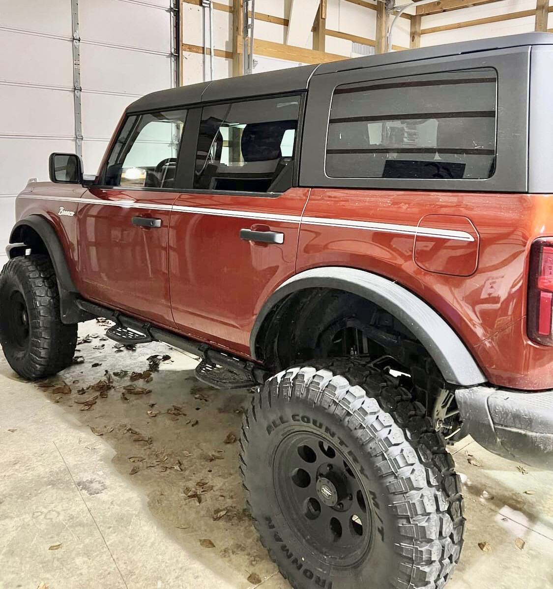 2021-up Ford Bronco UPPER Body Crease Heritage Style Stripe