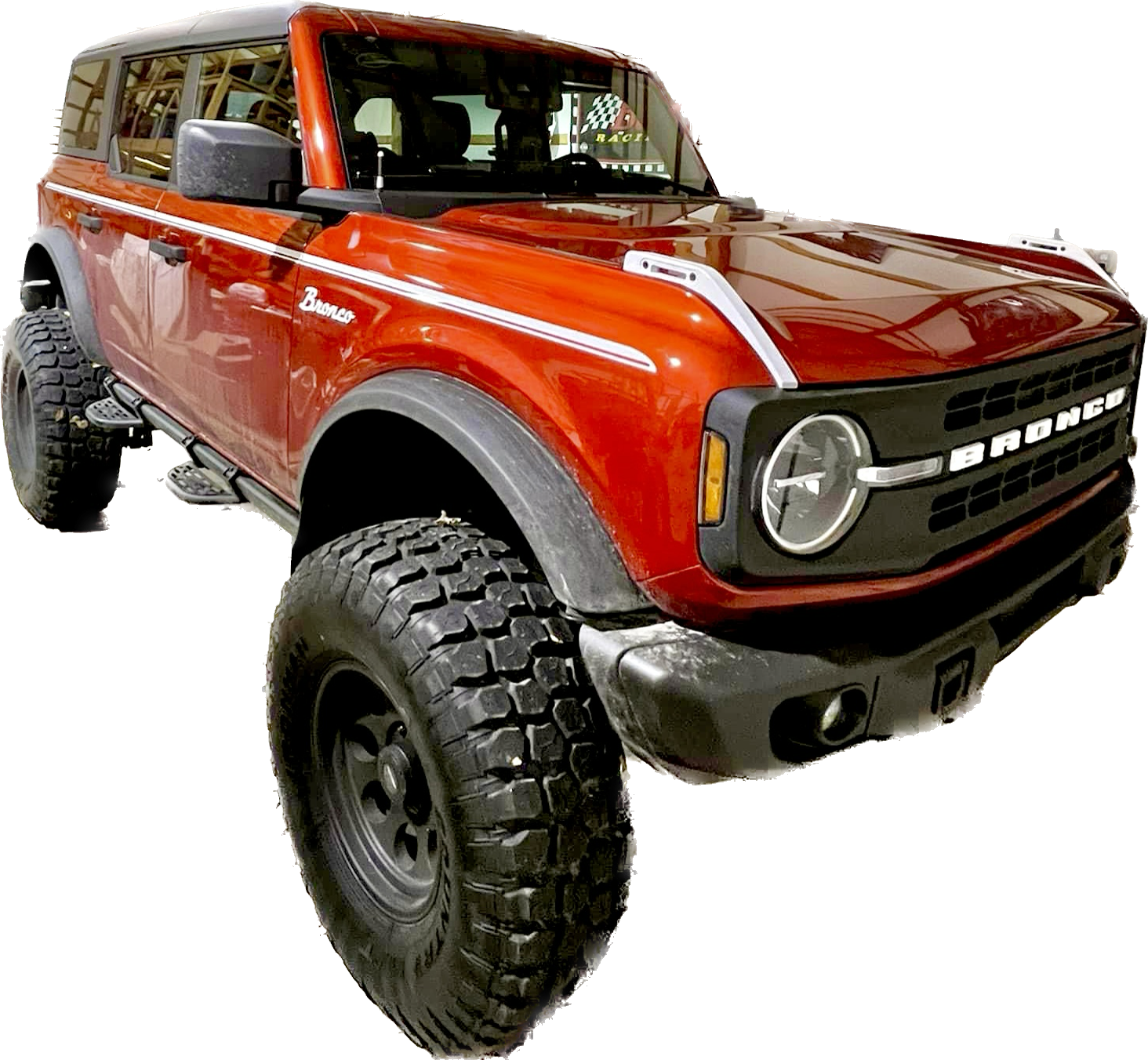 2021-up Ford Bronco UPPER Body Crease Heritage Style Stripe