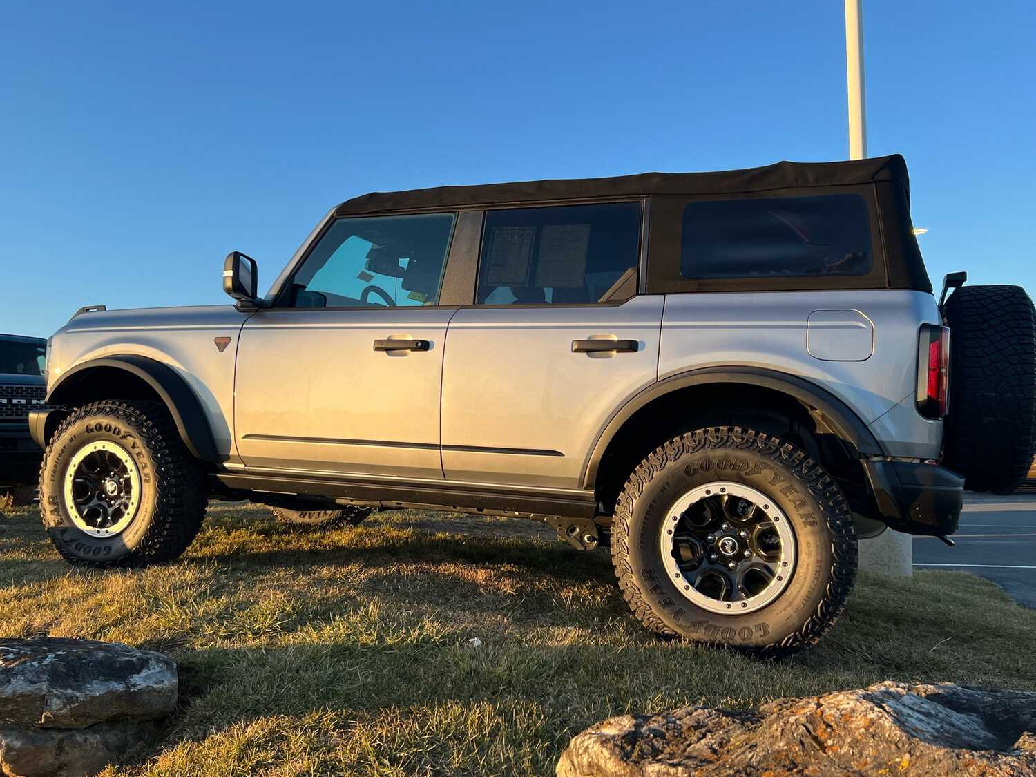 2021-up Ford Bronco LOWER Door Body Crease Heritage Style Stripe