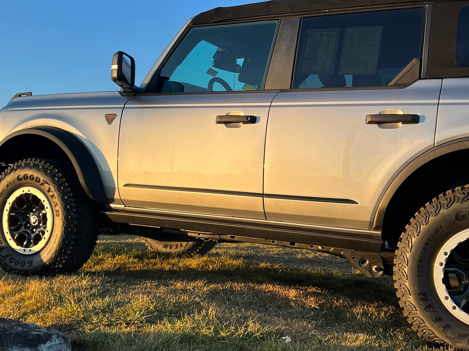 2021-up Ford Bronco LOWER Door Body Crease Heritage Style Stripe
