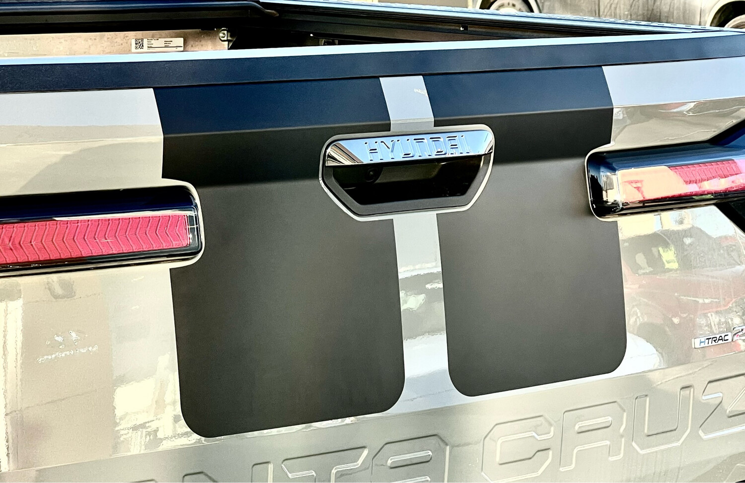 2022-up Hyundai Santa Cruz Dual Wide Rally Stripe Vinyl Graphics Kit