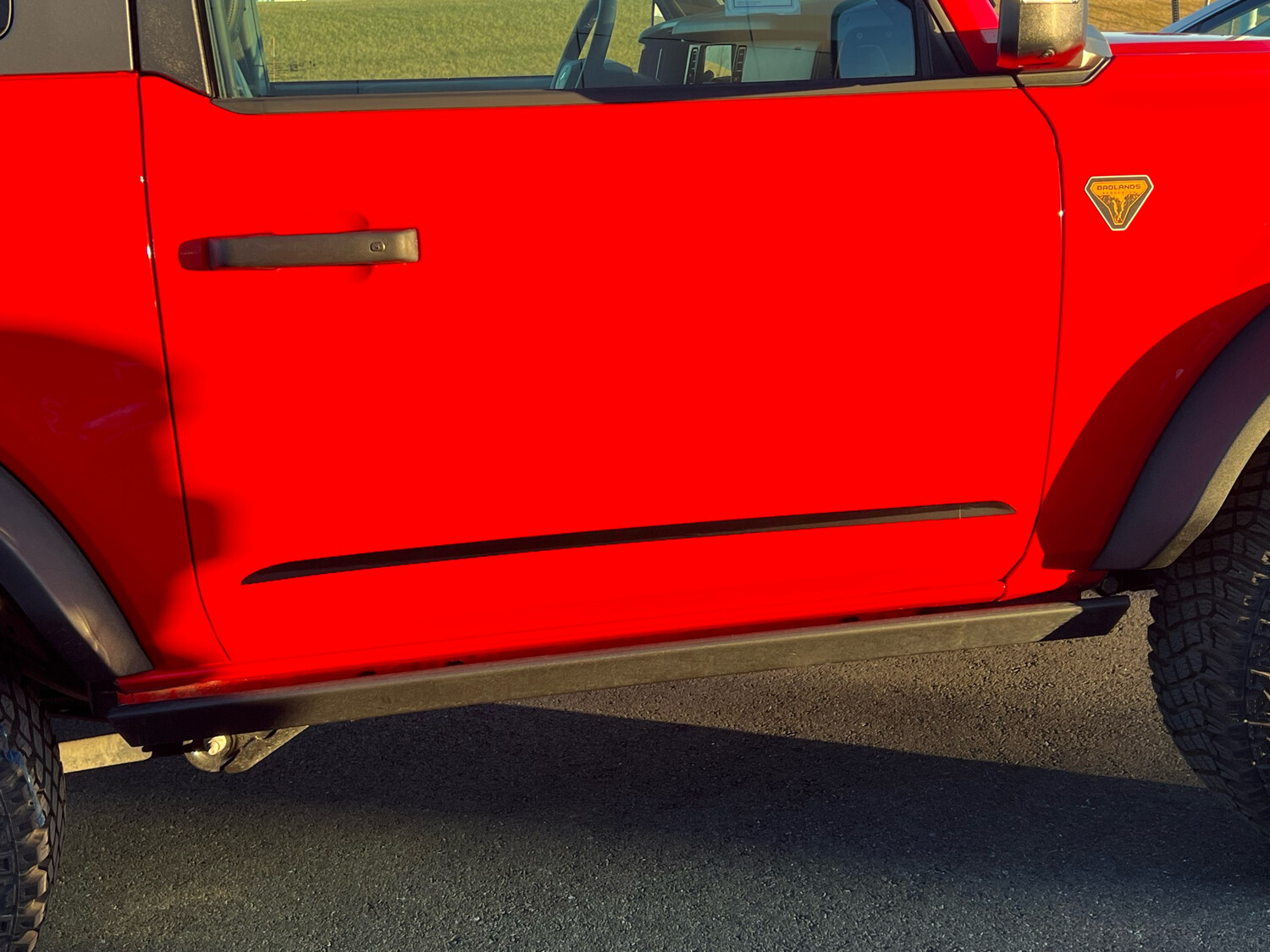 2021-up Ford Bronco LOWER Door Body Crease Heritage Style Stripe