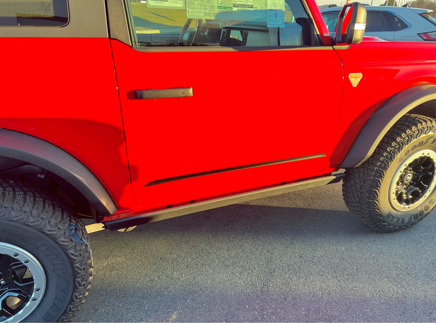 2021-up Ford Bronco LOWER Door Body Crease Heritage Style Stripe