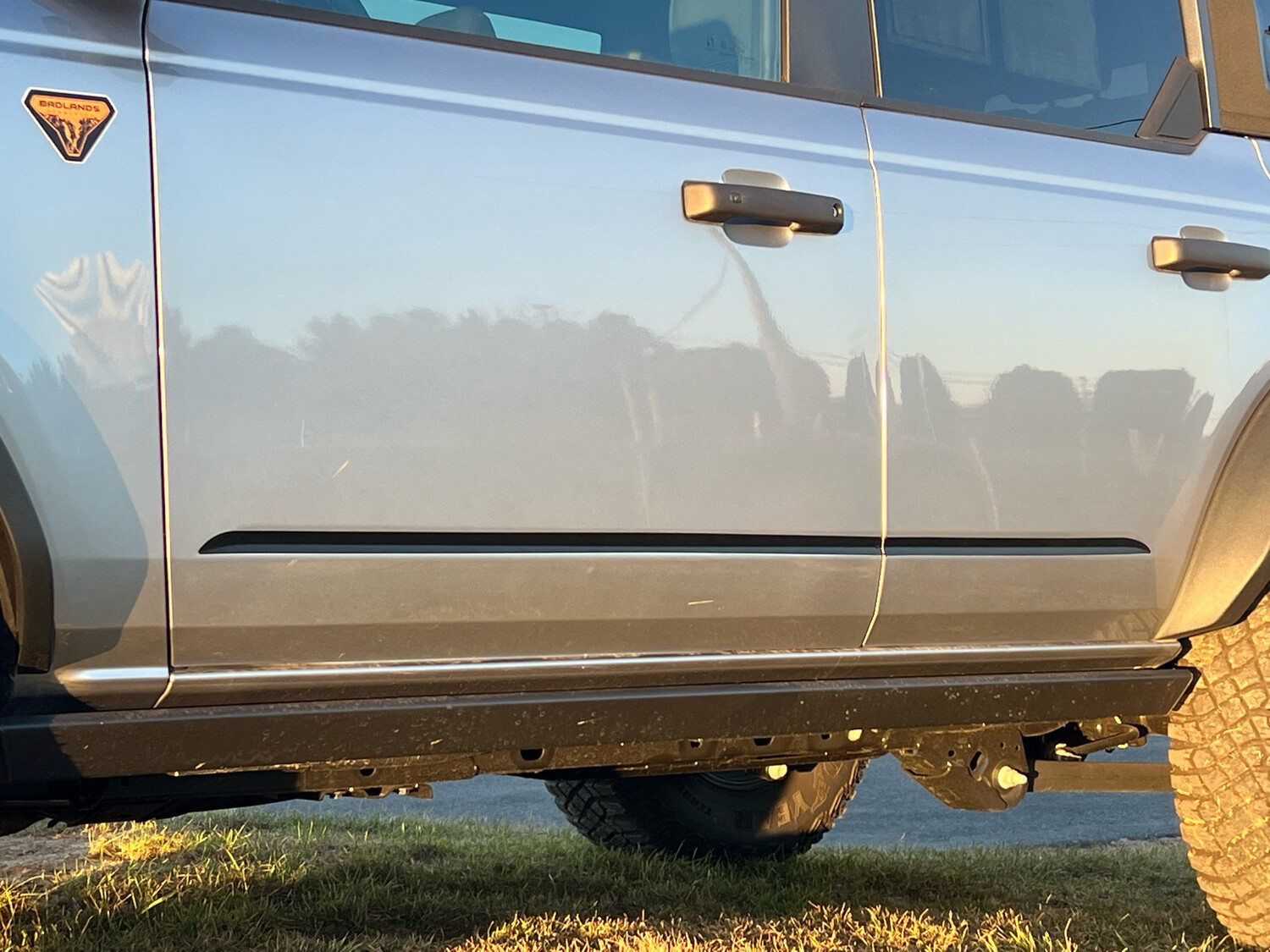 2021-up Ford Bronco LOWER Door Body Crease Heritage Style Stripe