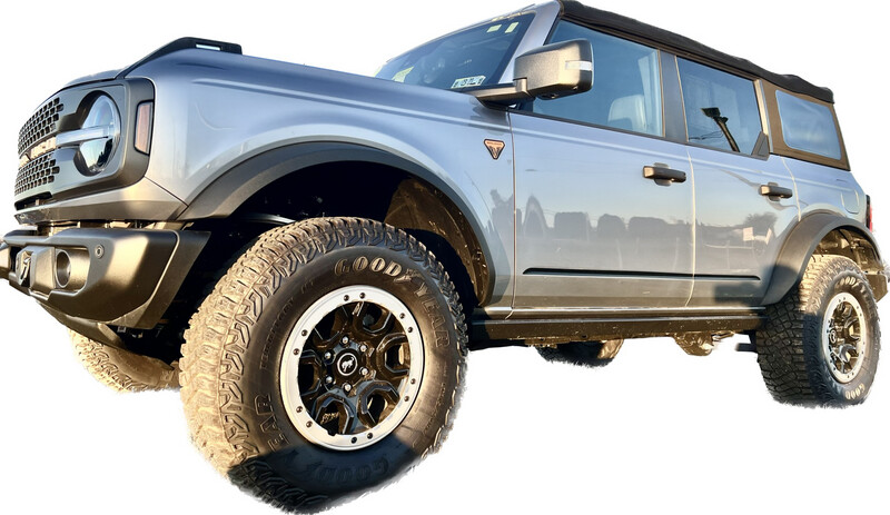 2021-up Ford Bronco LOWER Door Body Crease Heritage Style Stripe