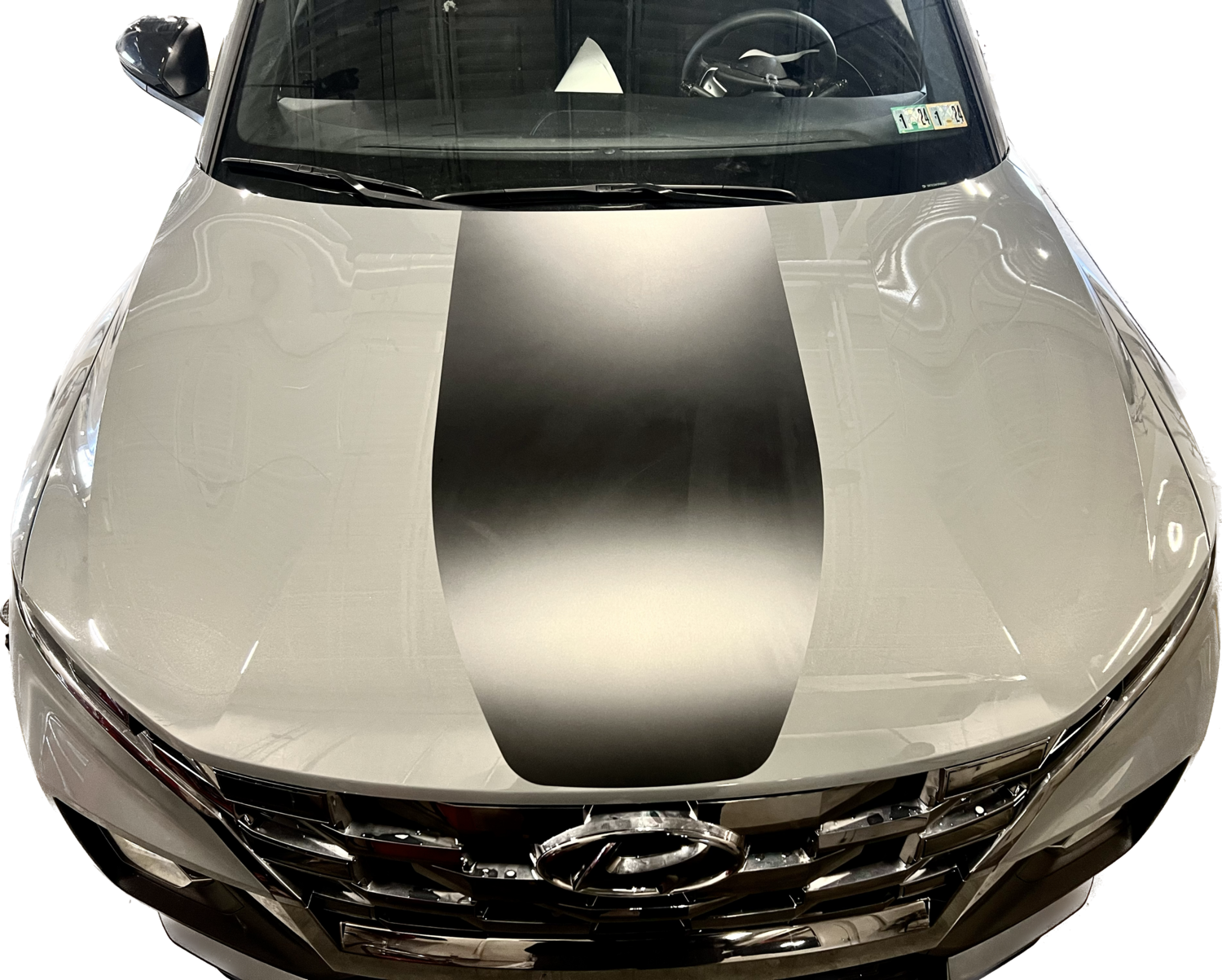 2022-up Hyundai Santa Cruz Single Center Rally Stripe Vinyl Graphics Kit