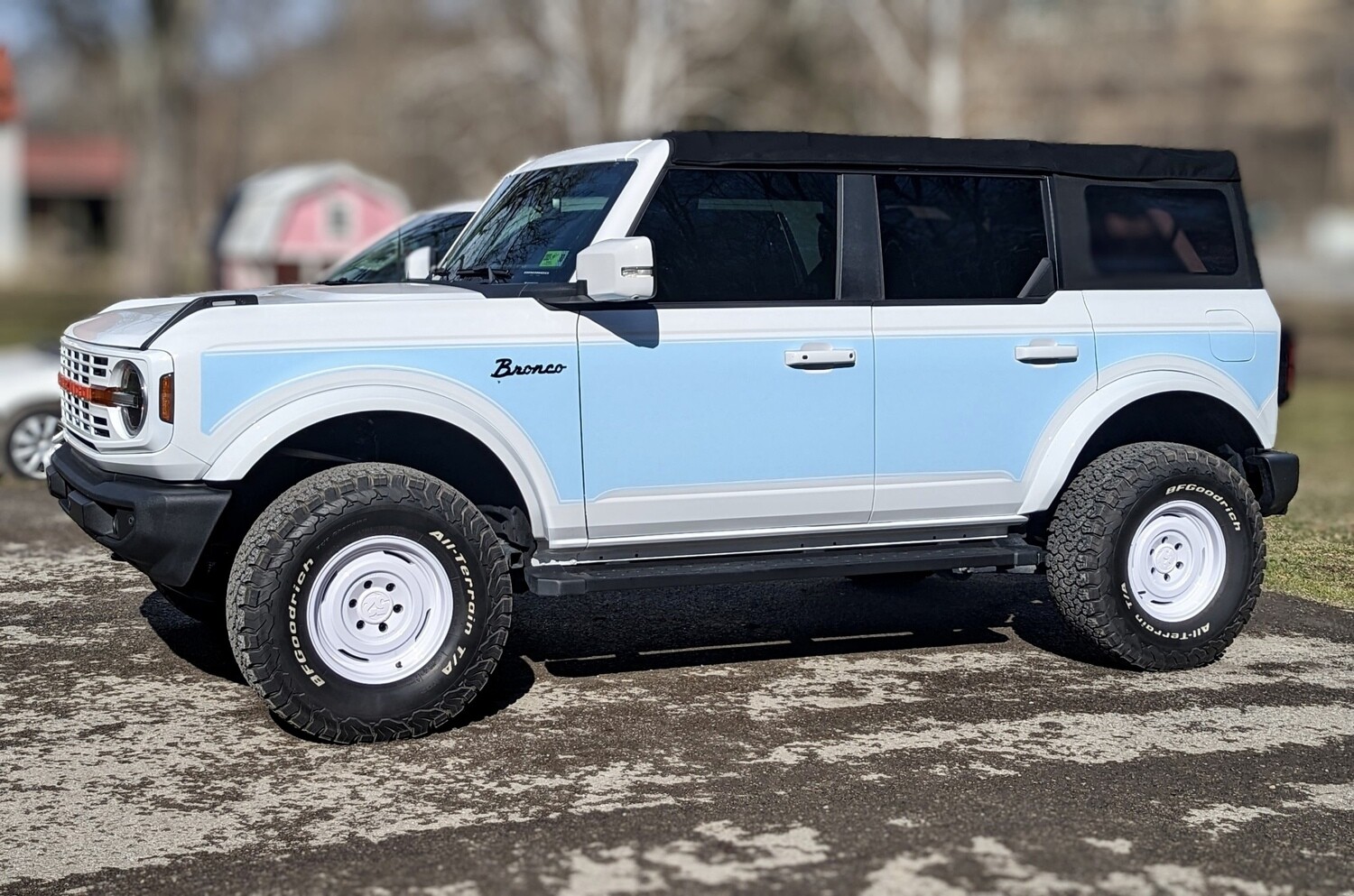 2021-up Ford Bronco Two Tone Center Body Graphics
