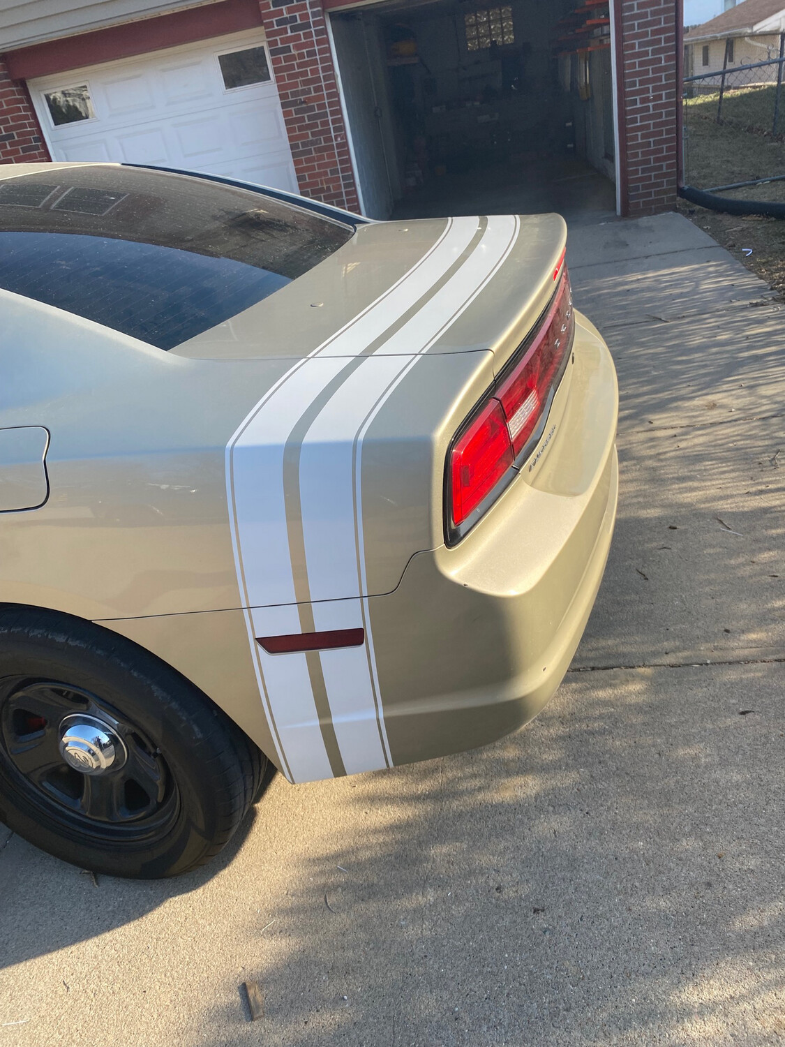 2011 - 2014 Dodge Charger Extended Super Bee Tail Stripes
