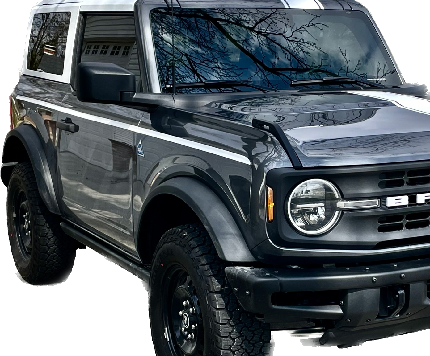 2021-up Ford Bronco UPPER Body Crease Heritage Style Stripe