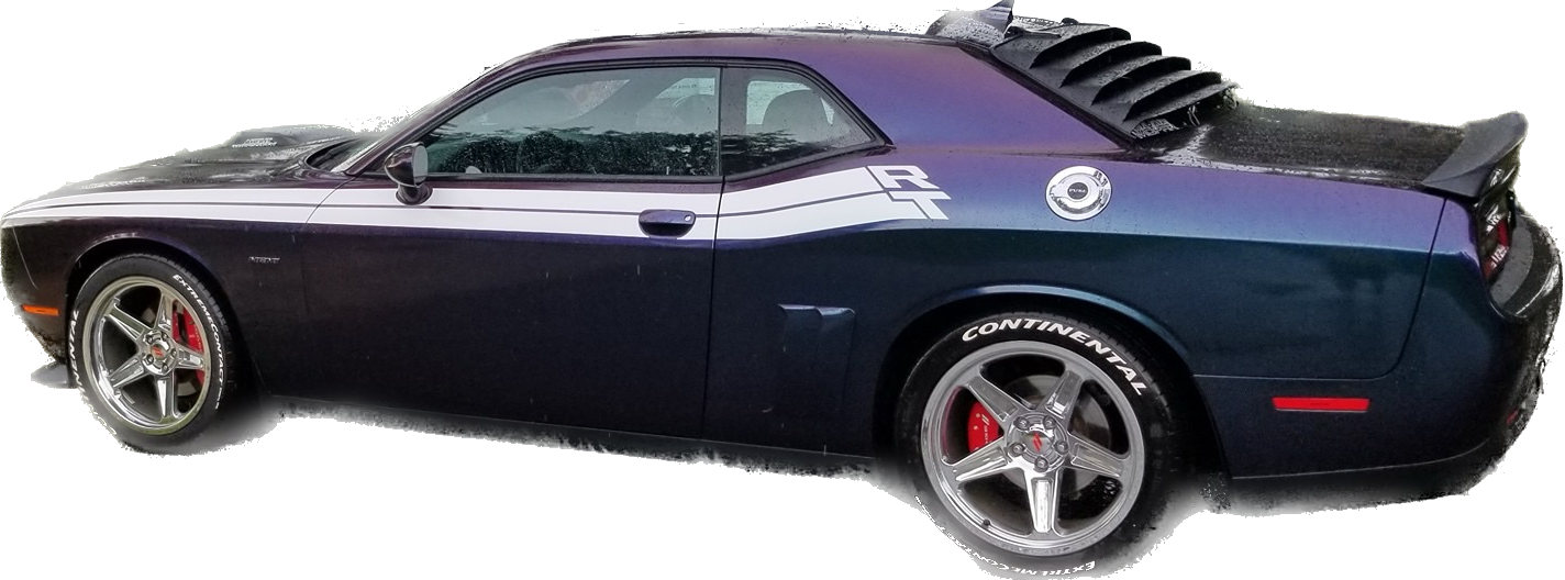 2008 - Up Dodge Challenger 71 RT Style Side Stripes