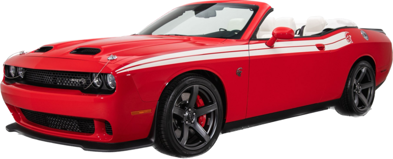 2008 - Up Dodge Challenger 71 RT Style Side Stripes
