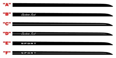 2021-up Ford BRONCO SPORT Heritage Style Upper Body Stripes