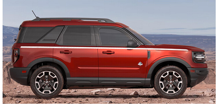 2021-up Ford BRONCO SPORT Heritage Style Upper Body Stripes