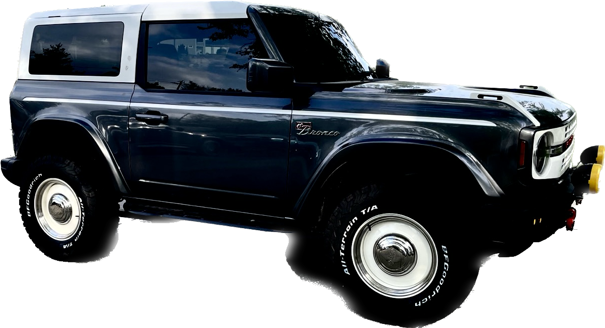 2021-up Ford Bronco UPPER Body Crease Heritage Style Stripe