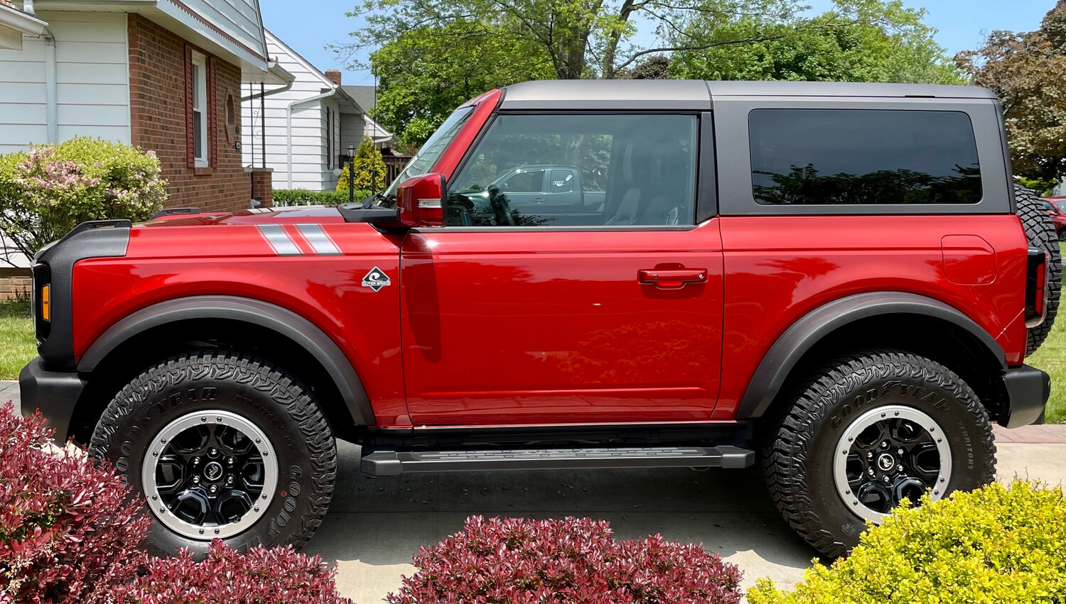 2021-up Ford Bronco Hashmark Style Front Fender Graphics