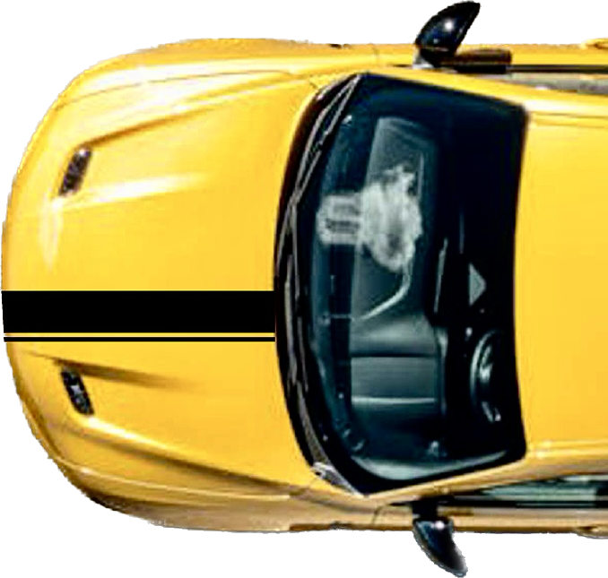 2023 DODGE HORNET Offset Style Hood Stripe