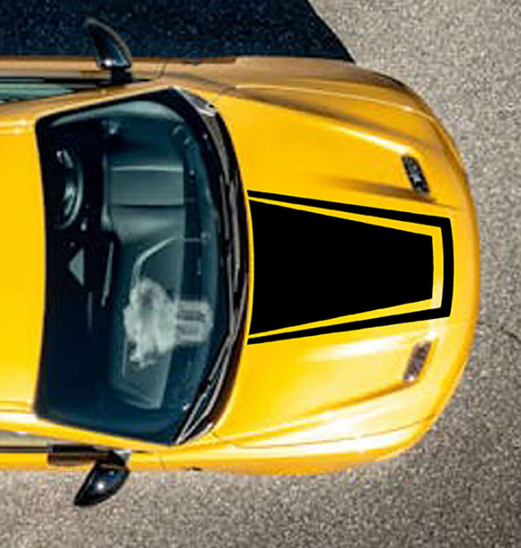 2023 DODGE HORNET One Piece Hood Blackout Graphics