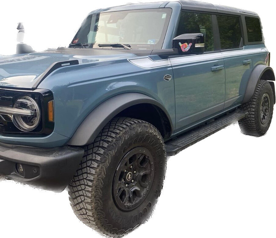2021-up Ford Bronco Retro Special Decor Style Side Graphics Kit (Above Body Line)