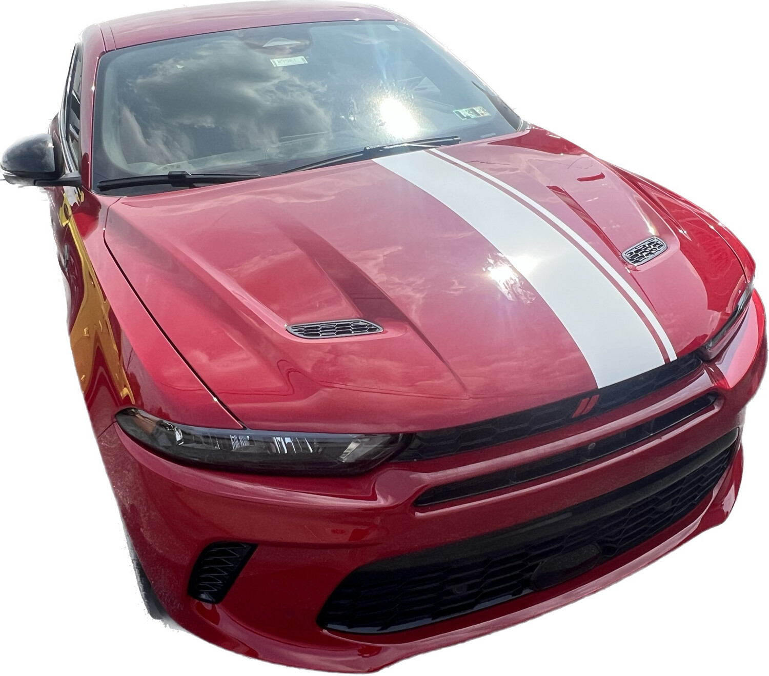 2023 DODGE HORNET Offset Style Hood Stripe