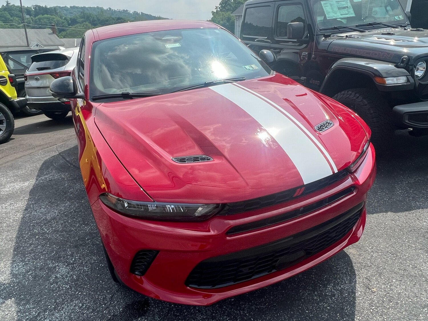 2023 DODGE HORNET Offset Style Hood Stripe